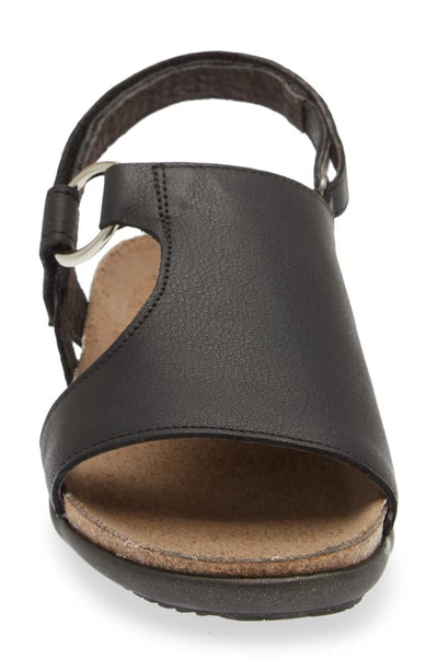 Shop Naot Olivia Sandal In Soft Black Leather