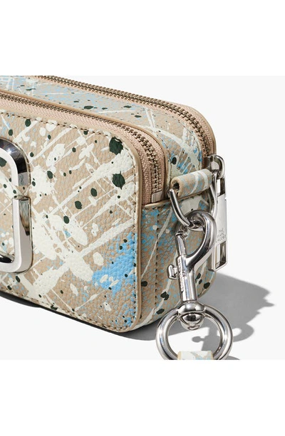 Shop Marc Jacobs The Snapshot Crossbody Bag In Brown Rice Multi