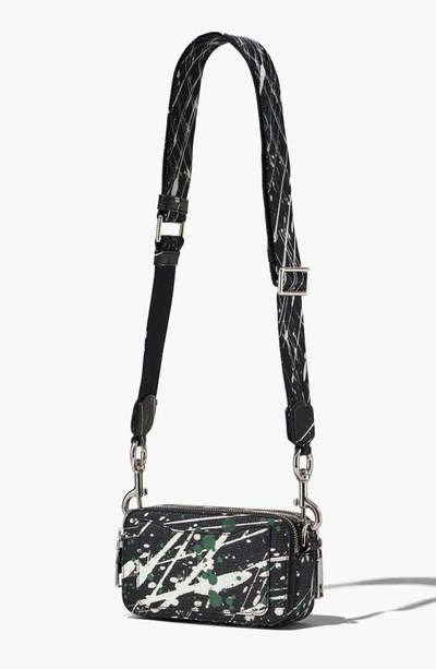 Shop Marc Jacobs The Snapshot Crossbody Bag In Black Multi