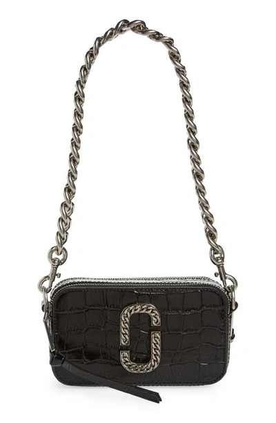 Shop Marc Jacobs Snapshot Crossbody Bag In Black