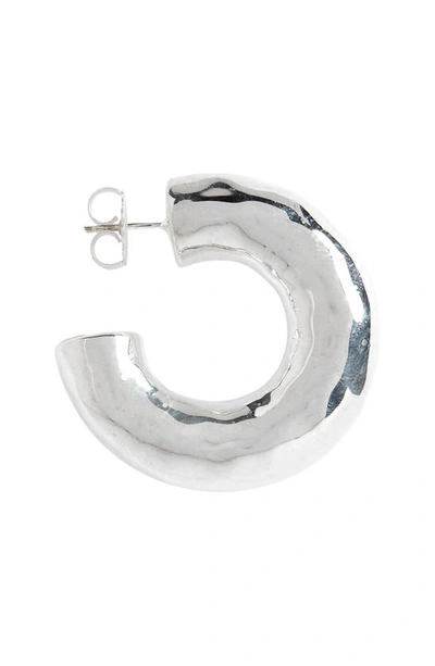 Shop Ippolita Classico Hoop Earrings In Silver