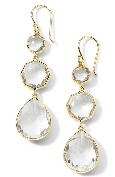 Shop Ippolita Rock Candy® Small Crazy 8s Earrings In Green Gold