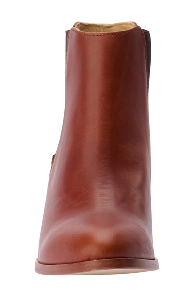 Shop Nisolo Leather Chelsea Boot In Brandy