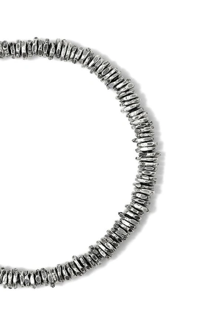 Shop Degs & Sal Washer Bead Bracelet In Silver
