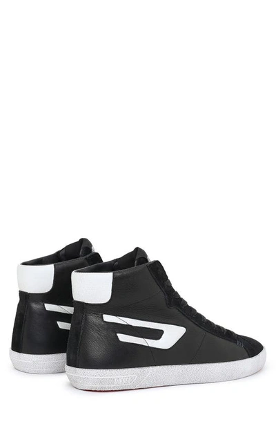 Shop Diesel Leroji Mid Sneaker In Black