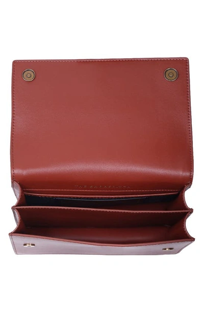 Shop Kurt Geiger Shoreditch Monogram Leather Shoulder Bag In Light/ Pastel Brown