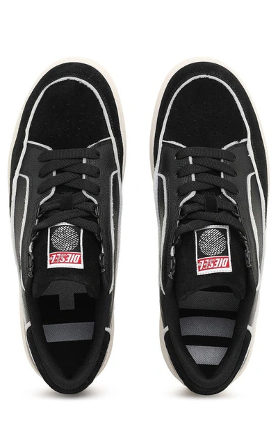 Shop Diesel Skeatys Low Sneaker In Black
