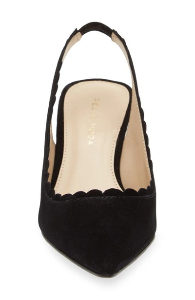 Shop Pelle Moda Kelsa Slingback Pump In Black