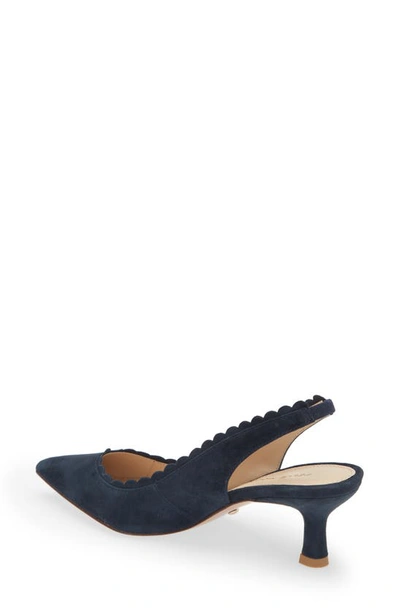 Shop Pelle Moda Kelsa Slingback Pump In Midnight