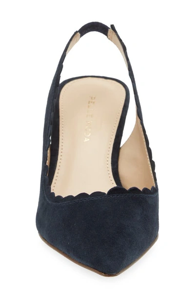 Shop Pelle Moda Kelsa Slingback Pump In Midnight