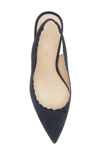 Shop Pelle Moda Kelsa Slingback Pump In Midnight