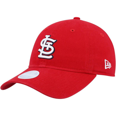 Shop New Era Red St. Louis Cardinals Team Logo Core Classic 9twenty Adjustable Hat