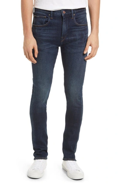Shop Kato The Scissors Slim Tapered 11.5-ounce Air Stretch Selvedge Jeans In Bette
