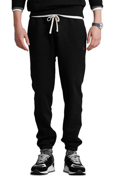 Shop Polo Ralph Lauren Fleece Sweatpants In Polo Black