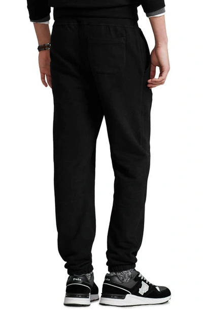Polo Ralph Lauren Relaxed Fit Trousers With Drawstring Waist And Tapered Leg In Polo Black