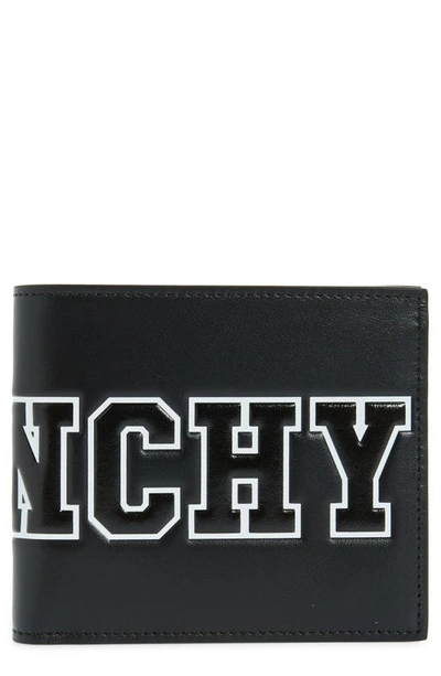 Shop Givenchy Signature Bifold Wallet In 001-black