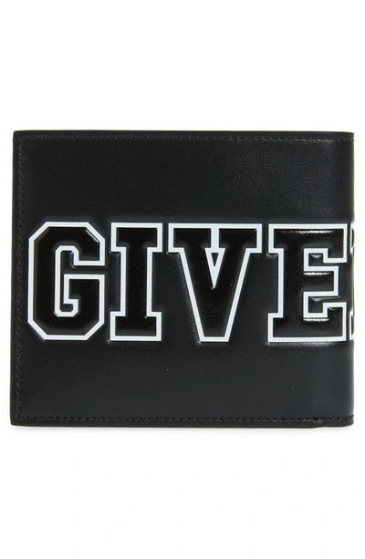 Shop Givenchy Signature Bifold Wallet In 001-black