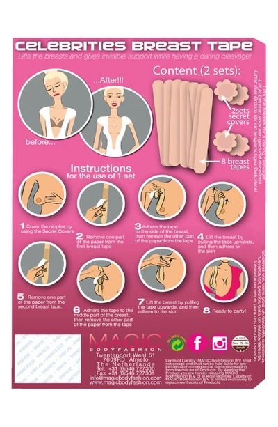 Shop Magic Bodyfashion Celebrities Breast Tape In Latte