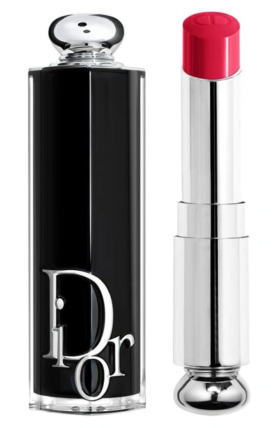 Shop Dior Addict Hydrating Shine Refillable Lipstick In 877 Blooming Pink