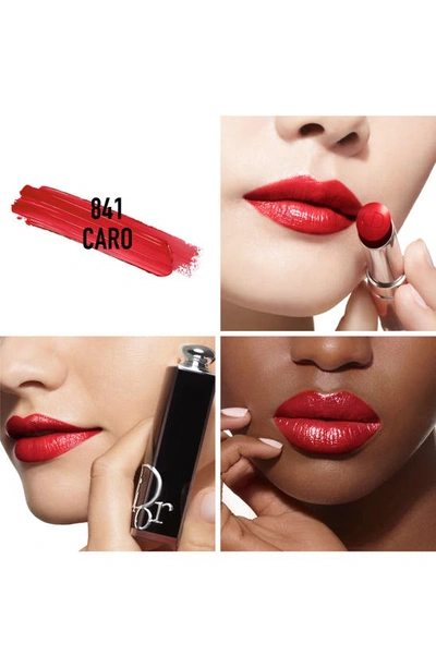 Shop Dior Addict Hydrating Shine Refillable Lipstick In 841 Caro