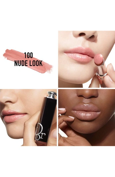Dior Addict Shine Refillable Lipstick In 100 Nude Look