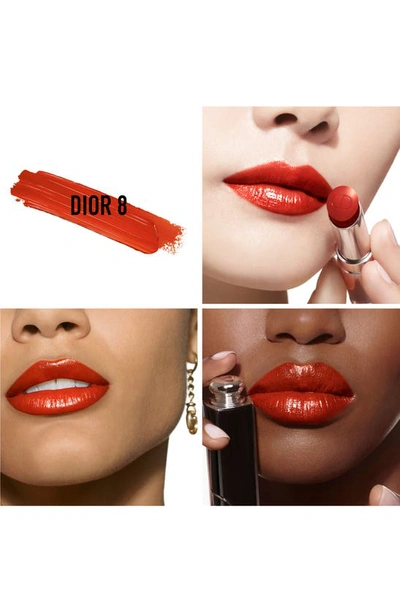 Shop Dior Addict Hydrating Shine Refillable Lipstick In 008  8