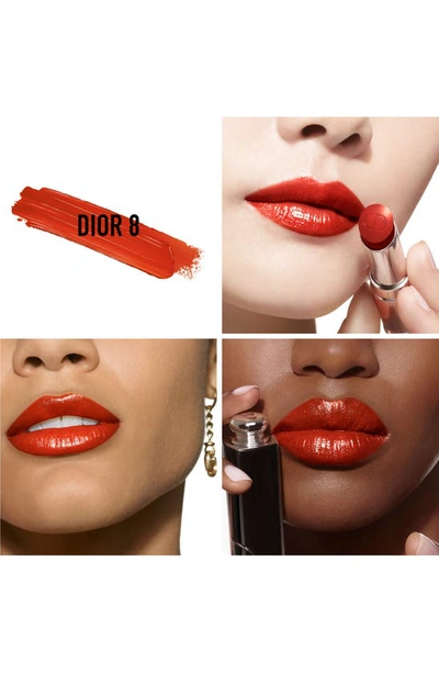 Dior Addict Refillable Shine Lipstick In 008  8