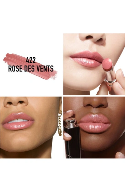 Shop Dior Addict Hydrating Shine Refillable Lipstick In 422 Rose Des Vents