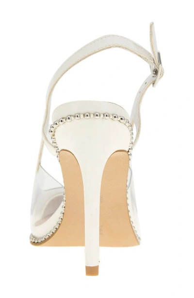 Shop Bcbgeneration Hidana Pointed Toe Pump In Bright White