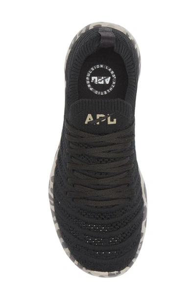 Shop Apl Athletic Propulsion Labs Techloom Wave Hybrid Running Shoe In Black / Asteroid / Leopard