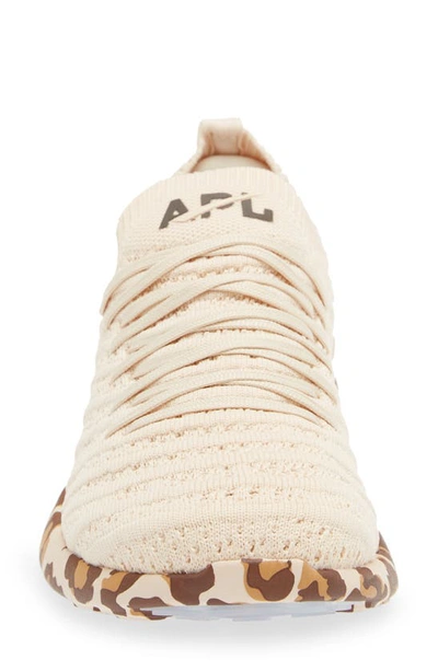 Shop Apl Athletic Propulsion Labs Techloom Wave Hybrid Running Shoe In Warm Silk / Choc / Leopard