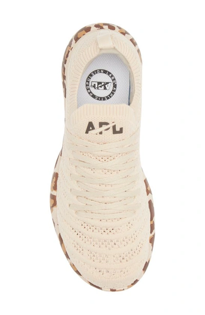 Shop Apl Athletic Propulsion Labs Techloom Wave Hybrid Running Shoe In Warm Silk / Choc / Leopard