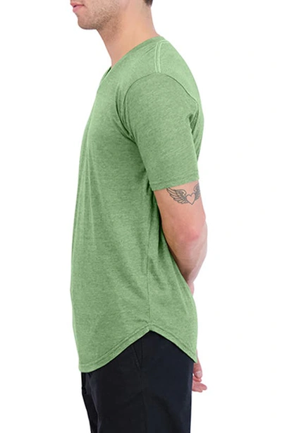 Shop Goodlife Tri-blend Scallop V-neck T-shirt In Cedar