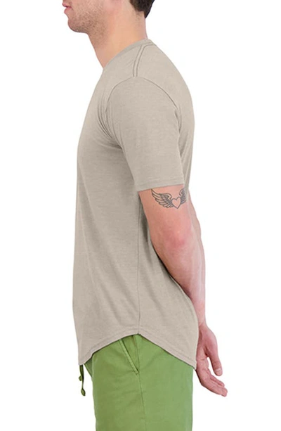 Shop Goodlife Tri-blend Scallop Crew T-shirt In Timber