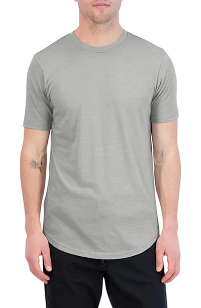 Shop Goodlife Triblend Scallop Crew T-shirt In Alloy