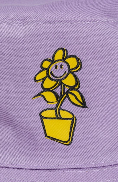 Shop By Samii Ryan Smiley® X  Growing Smiles Cotton Twill Bucket Hat In Purple