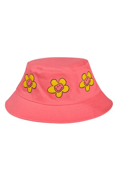 Shop By Samii Ryan Smiley® X  Growing Smiles Cotton Twill Bucket Hat In Pink