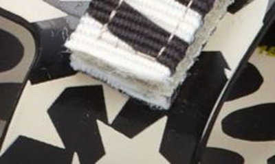 Shop Mini Melissa Ping Pong Fabula Print Sandal In Beige/ Black