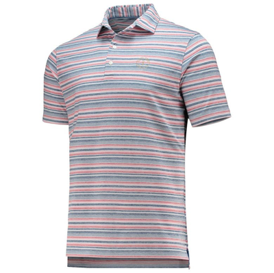 Shop Johnnie-o Navy The Players Gully Prep-formance Polo In Gray