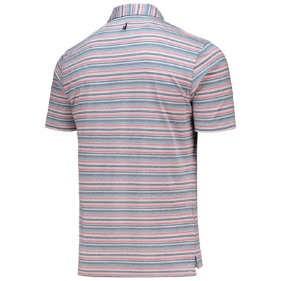 Shop Johnnie-o Navy The Players Gully Prep-formance Polo In Gray