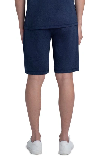 Bugatchi Butgatchi Comfort Drawstring Knit Shorts In Navy