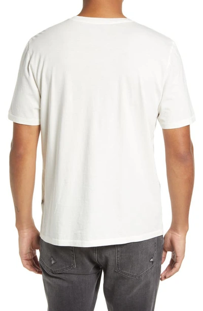 Shop Billy Reid Washed Organic Cotton Pocket T-shirt In White