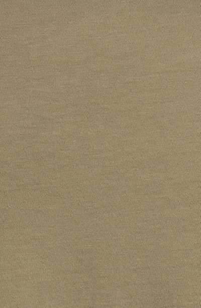 Billy Reid Washed Organic Cotton Pocket T-shirt In Moss
