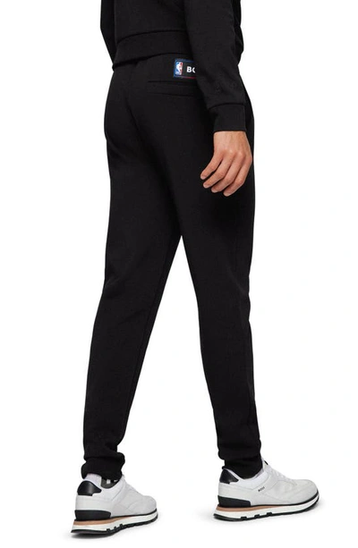 Hugo Boss Slamdunk2 3 Embossed Sweatpants In Black Miami Heat
