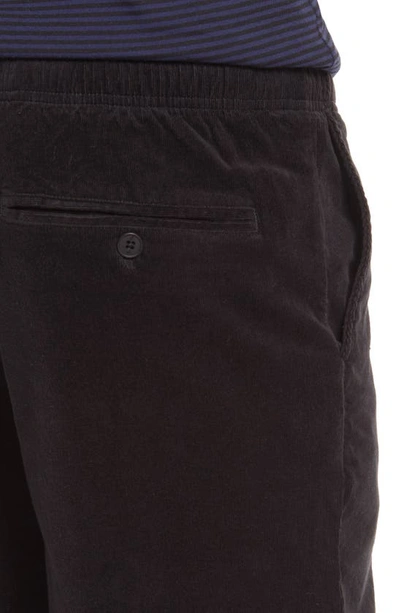 Shop Goodlife Stretch Corduroy Shorts In Black