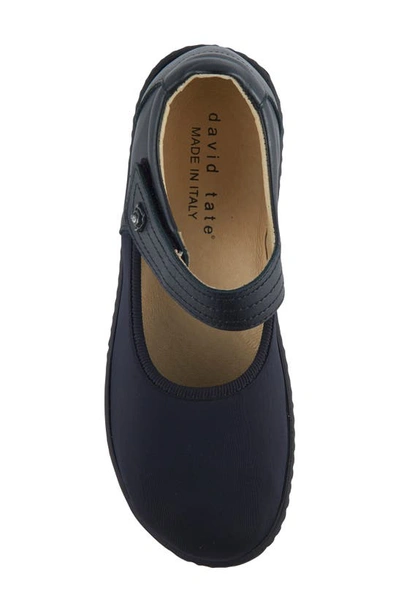 Shop David Tate Everly Mary Jane Flat In Black