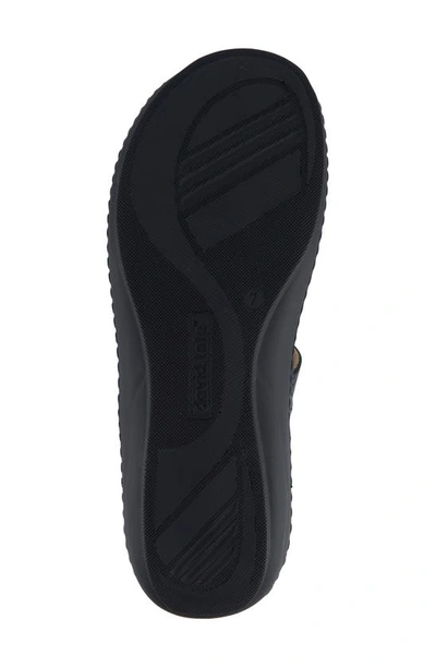 Shop David Tate Everly Mary Jane Flat In Black