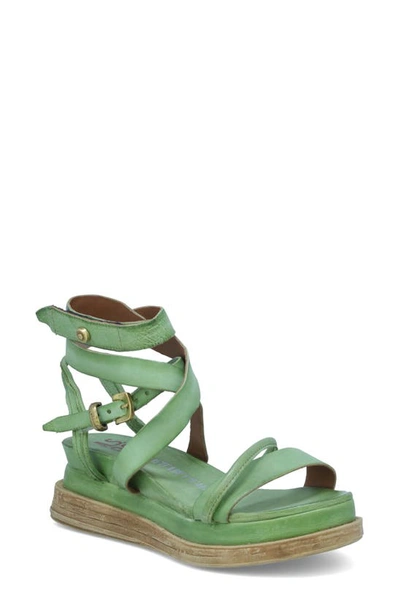 Shop As98 Labo Platform Sandal In Aloe