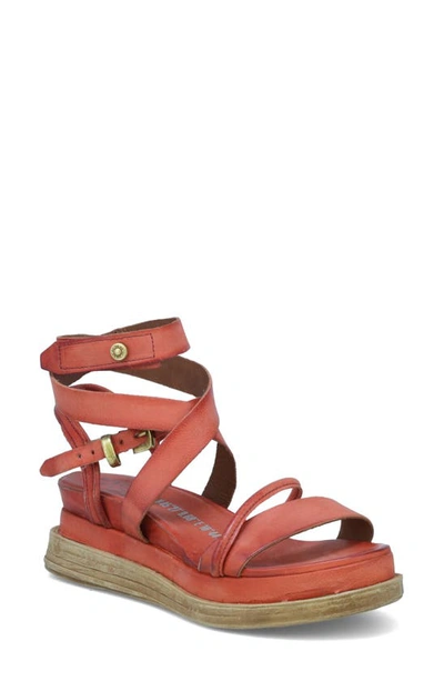 Shop As98 Labo Platform Sandal In Rust