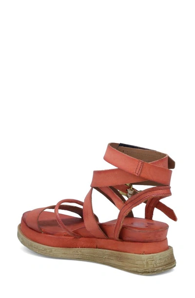 Shop As98 Labo Platform Sandal In Rust